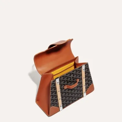 Saïgon Structuré PM Bag - Black & Tan
