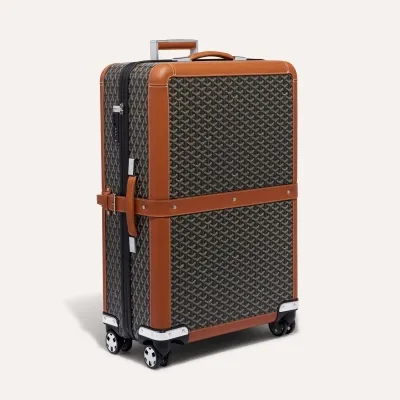 Satolas GM Rolling Suitcase - Black & Tan