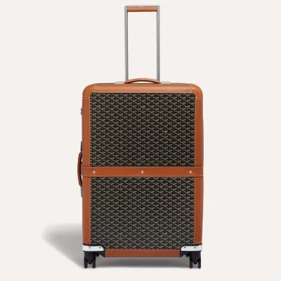 Satolas GM Rolling Suitcase - Black & Tan