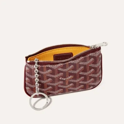 Sénat Nano Key Pouch - Burgundy