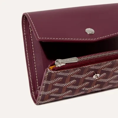 Saint-Gabriel wallet - Burgundy