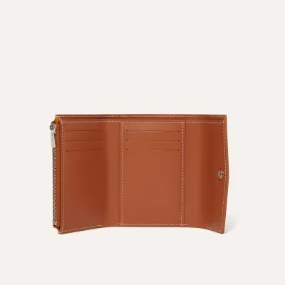 Saint-Gabriel wallet Initials - Black & Tan