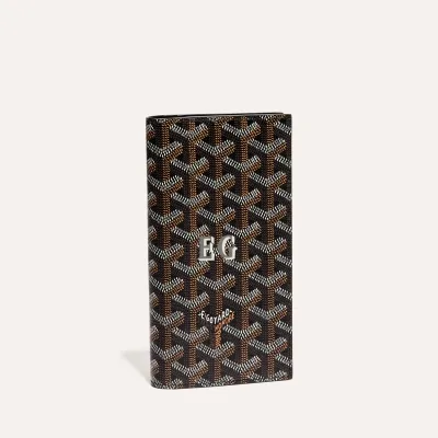 Saint-Roch Wallet Initials - Black