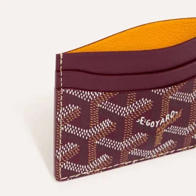 Saint-Sulpice Card Wallet - Burgundy