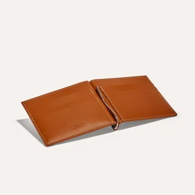 Saint-Thomas Bill Fold Initials - Black & Tan