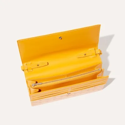 Varenne Continental Wallet - Yellow