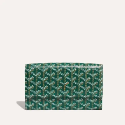 Varenne Continental Wallet - Green