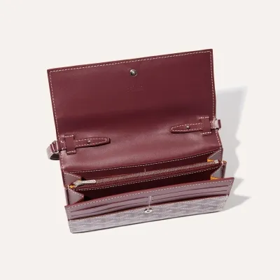 Varenne Continental Wallet - Burgundy