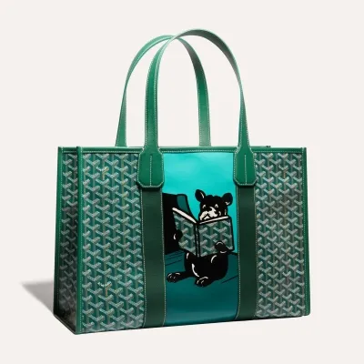 Villette Tote Bag MM - Green