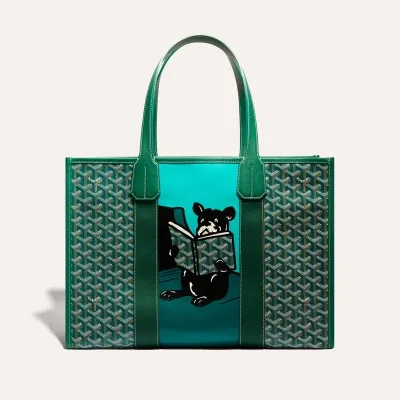 Villette Tote Bag MM - Green