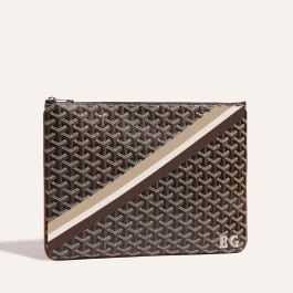 希少◆GOYARD◆ゴヤール Senat Pochette MGM ホワイト クラッチ Goyard White Senat MM Pouch – MILNY PARLON