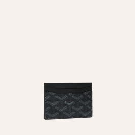 Goyard card holder black hotsell